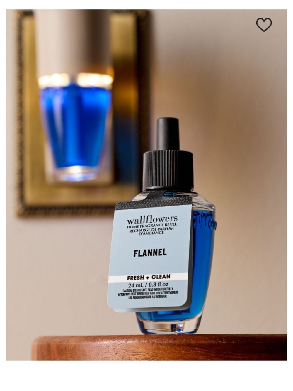 Bath & Body Works Blue Wallflowers Flannel Scent Refill